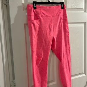 Joy Lab large pink athletic leggings with pockets